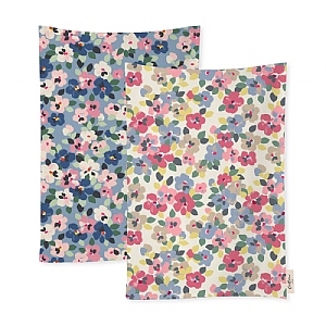 Cath Kidston Painted Pansies Tea Towels (pack of 2)