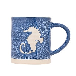 Siip Wax Resist Seahorse Mug