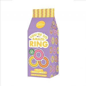 The Treat Kitchen Assorted Vegan Rings Sweet Carton (160g)
