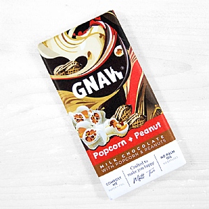 Gnaw Milk Chocolate Popcorn & Peanut Butter Bar (80g)