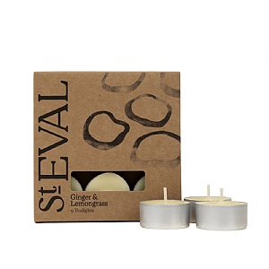 St Eval Ginger & Lemongrass Tealights (Pack of 9)