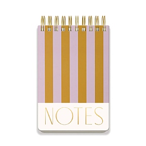 Designworks Ink Large Chunky Notebook - Lilac & Ochre Stripes