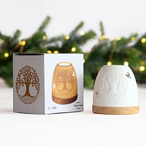 Mini Igloo Tealight Holder - Tree of Life (No.490)