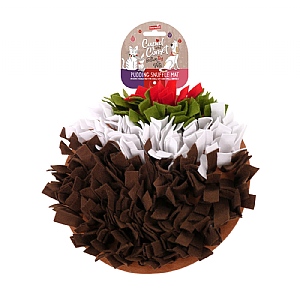 Rosewood Christmas Pudding Snuffle Forage Mat for Small Animals