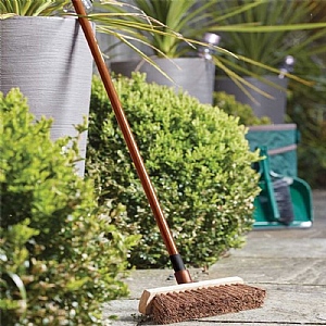 Smart Garden Natural Bristle Yard Broom 30cm