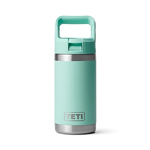 Yeti Rambler Jr Kids' Bottle with Colour-Matched Straw Cap (355ml/12oz) - Sea Foam