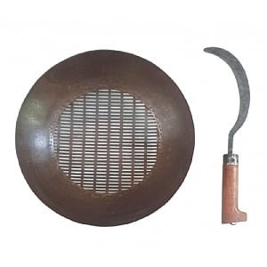 Kadai Popcorn Maker with Sickle