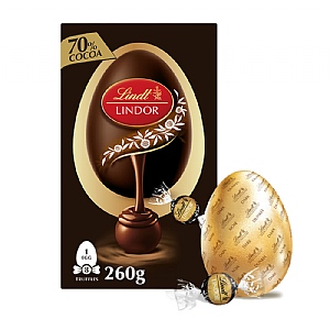 Lindt Lindor Dark Chocolate Egg with Truffles (260g)