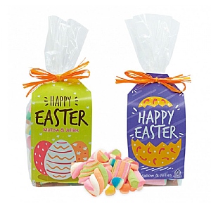 The Marshmallow Castle Happy Easter Bag Mallows & Jellies (130g)