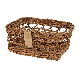 Rectangular Storage Basket With Holes - Medium