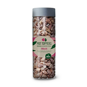 Altico Blush Pot Toppers Peach-Pink Tumbled Chippings