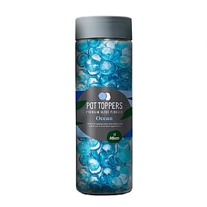 Altico Ocean Pot Toppers Blue Iridescent Glass Pebbles