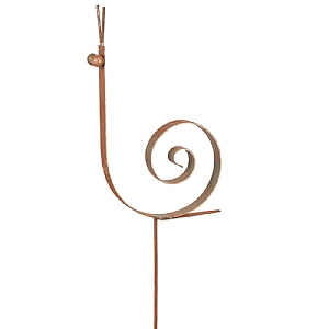 Steel Snail Decorative Garden Stake