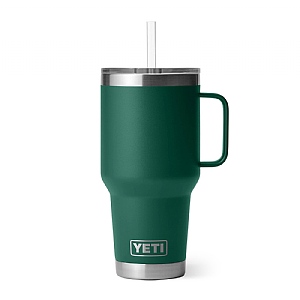 Yeti Rambler Straw Mug (1L/35oz) - Black Forest Green
