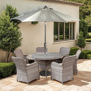 Supremo Anatolia 6 Seat Round Dining Set