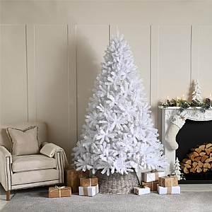 White Mayberry Spruce Christmas Tree (150cm)