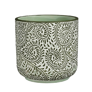 Riviera Pot - Green (H19.5xd19.5cm)