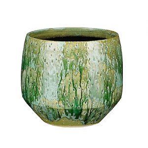 Round Harris Pot - Green (H22xd25cm)