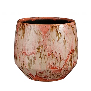 Round Harris Pot - Red (H22xd25cm)