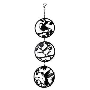 Bird Silhouette Hanging Trio Spinner