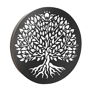 Metal Tree of Life Solar Wall Panel