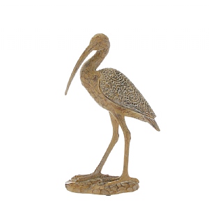 Carved Standing Crane Ornament (41cm)