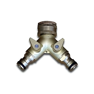 Greenkey 3/4" ‘Y’ Tap connector with ½” adaptor