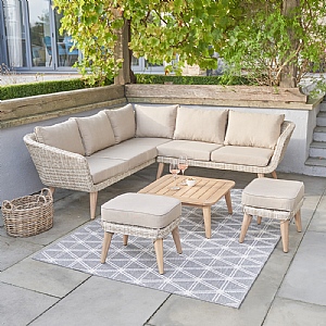 Pacific Cabon Outdoor Corner Sofa Set