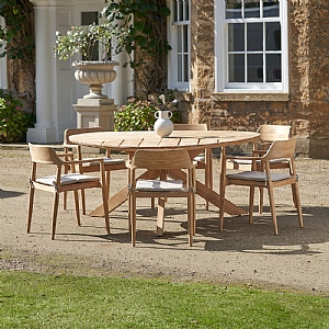 Pacific Reuleaux Outdoor 6 Seater Dining Set
