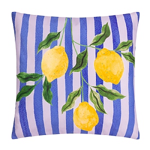 Furn. Lemons Outdoor Cushion Blue (43x43cm)