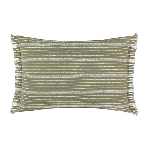 Yard Tide Textured Stripe Outdoor Cushion Moss (40x60cm)
