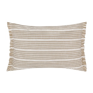 Yard Tide Textured Stripe Outdoor Cushion Natural (40x60cm)