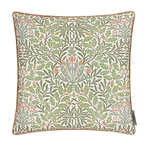 Morris & Co Multi Acorn Printed Outdoor Cushion Stone/Sage (45x45cm)