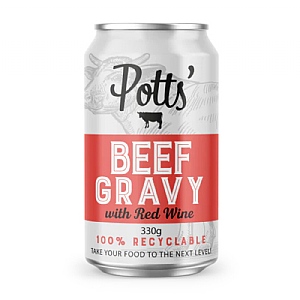 Potts Beef Gravy with Red Wine Can (330g)