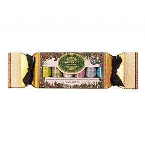 Naturally European Mini Shower Gels Christmas Cracker Gift Set