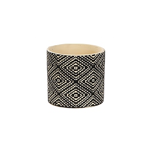 Woodlodge Gem Pot 7cm - Black