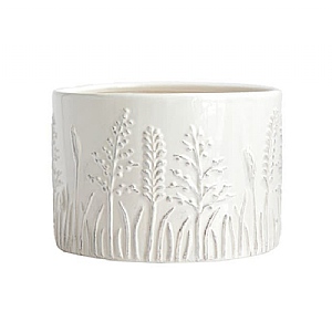 Woodlodge Rye Pot 14cm - White