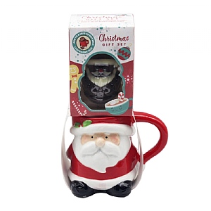Santa  Mug with Chocolate Bomb