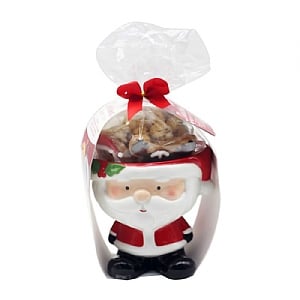 Santa Food Bowl with Cookies