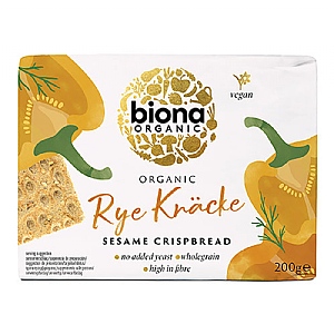 Biona Organic Seasame Rye Crispbread (200g)