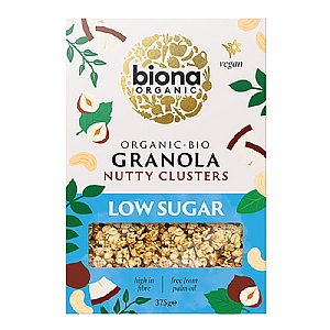 Biona Organic Low Sugar Nutty Clusters (375g)