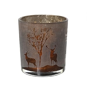 Decoris Brown Deer Candle Holder (8cm)