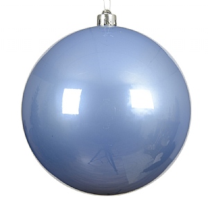 Decoris Sky Blue Shatterproof Bauble (14cm)