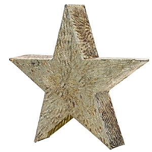 Decoris Gold Iron Star Decoration (24cm)