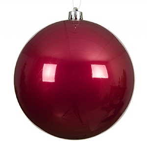 Decoris Festive Pink Shatterproof Bauble (14cm)
