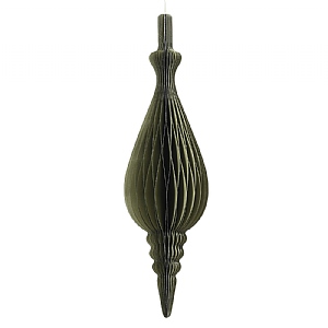 Decoris Green Paper Hanging Ornament (80cm)