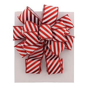 Stripe Bow Tree Topper (78cm)