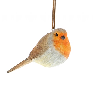 Robin Hanging Tree Decoration (10cm)