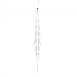 Irridescent Icicle - White (28cm)