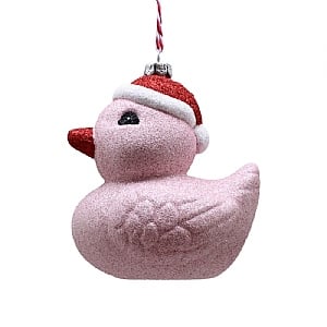 Pink Duck Hanging Decoration (9cm)